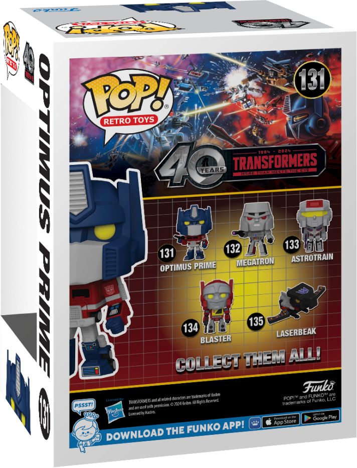 40th Anniversary Funko Laserbeak, Buzzsaw, Blaster
